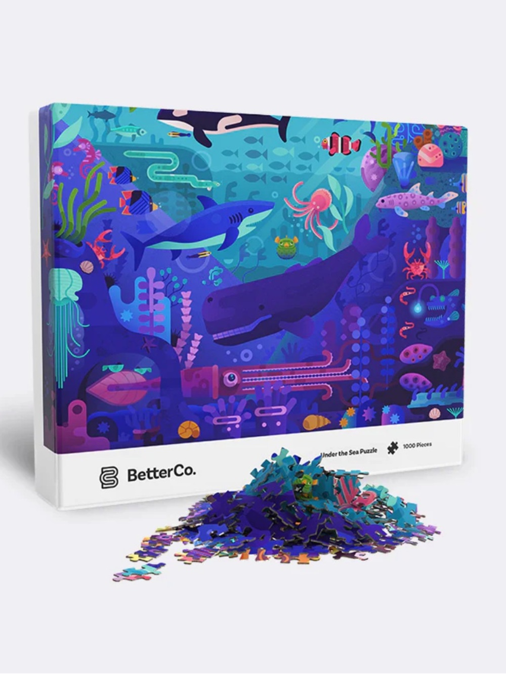Under the Sea 1000-Piece Jigsaw Puzzle - Never Opened, see image of box